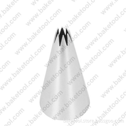 Stainless steel Cake Decorating Small Open star nozzle #19